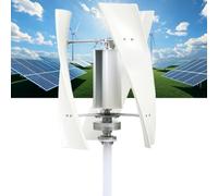 HUIZHITENGDA 6000W 3 Lames Kit D'éoliennes Magnétiques De Lévitation Magnétique Ménage, 220V-12V sans Bruit Éolienne Verticale avec Contrôleur pour L'extérieur, Le Jardin, Le Village,24v