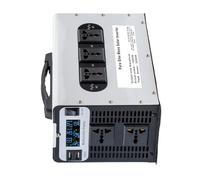 HUIZHITENGDA 60V À 110V, 3000W Pure Sinus Wave Power Inverter 12V/24V/48V/60V/72V DC À 110V/220V AC Convertisseur De Tension avec Écran LCD, pour La Maison/RV/Camion/Voiture/Solaire,72v to 110v