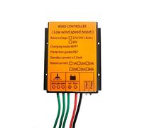 HUIZHITENGDA Contrôleur d'éolienne 20000W, 12V-220V | Contrôleur de charge d'éolienne MPPT DC 12V 24V 48V, adapté aux systèmes de production d'énergie éolienne (Jaune)