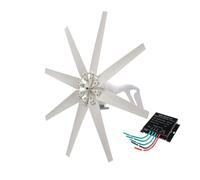 HUIZHITENGDA Éolienne à énergie renouvelable 6000 W 12 V 24 V 48 V avec contrôleur MPPT Kit générateur éolien à 8 pales pour système de Production d'énergie Solaire Générateur d'éolienne,48v