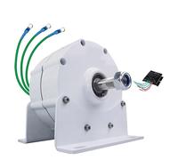 HUIZHITENGDA Générateur À Aimant Permanent sans Engrenages 12000W avec Générateur De Base Énergie 12V/24V/48V / 220V AC pour Turbine Éolienne Ou Turbine Hydraulique (Blanc),48v