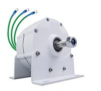 HUIZHITENGDA Générateur Aimant Permanent 12000W sans Engrenage, Générateurs Alternateurs AC 12V 24V 48V 220V avec Une Utilisation De Base pour La Turbine À Éoliennes (Blanc),24v