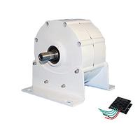 HUIZHITENGDA Générateur Aimant Permanent Blanc, 220V 12V 24V 48V 6000W Générateur D'aimant Permanent,220v