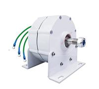 HUIZHITENGDA Générateur D'aimant Permanent sans Engrenage À Basse Vitesse Triphasé 2000 W 220 V, Générateur D'éolienne AC À Entraînement Direct 12 V 24 V 48 V pour Éolienne/Eau (avec Base),220v