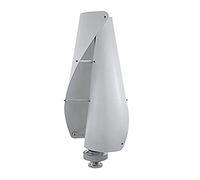 HUIZHITENGDA Générateur d'éolienne 3000W 48V 24V Éolienne à énergie Libre magnétique avec contrôleur MPPT Générateur à Deux pales en Spirale pour l'éclairage de Cour/Rue,24V