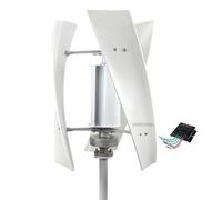 HUIZHITENGDA Générateur d'éoliennes, 3000W 12V 24V 48V 220V Kit de Turbine à éolienne Verticale Portable Portable avec contrôleur de Charge adaptée à Une Cour extérieure,220v