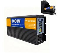 HUIZHITENGDA Inverteur d'énergie extérieur, 1500W (Puissance de Pointe 3000W) Pure Sinus Wave Inverter DC 72V à AC 110V 60HZ convertisseur d'énergie de Voiture pour Camion/Voiture,48v to 110v