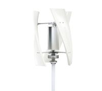 HUIZHITENGDA Kit De Générateur D'éoliennes Vertical De 5000W pour La Maison, Farm AC 12V 24V 48V 220V avec Contrôleur MPPT Générateur De Moulin À Vent À Faible Bruit 3 Lame (Blanc),220v