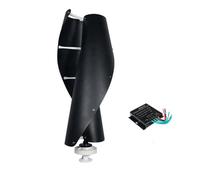 HUIZHITENGDA Kit de générateur éolien 8000W 48V, système d'énergie éolienne Portable en Spirale 12V/24V à 2 pales avec régulateur de Charge, adapté pour l'éclairage de Cour/Rue,12v