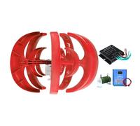 HUIZHITENGDA Kit de générateur éolien Vertical Lanterne Rouge 3000W