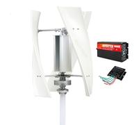 HUIZHITENGDA Kit de générateur éolien Vertical sans Noyau 3000W 220V 48V 24V 12V avec convertisseur/inverseur de Tension 220V pour Usage résidentiel et systèmes Hors réseau,220v