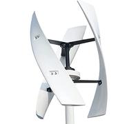 HUIZHITENGDA Kit d'éolienne 12 V, 24 V, 48 V, 12 000 W, système éolien Solaire à axe Vertical Helix Maglev, pales en Fibre de Verre durables, Faible Vibration, éolienne Stable,48V