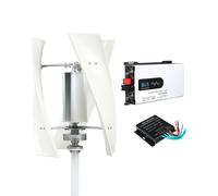 HUIZHITENGDA Kit générateur d'éoliennes Verticales 6000W 3 pales