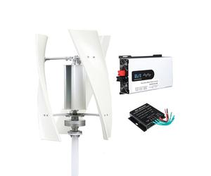 HUIZHITENGDA Kit générateur d'éoliennes Verticales 6000W 3 pales