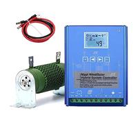 HUIZHITENGDA mppt éolien Solaire Hybride contrôleur de Charge 3000W 12V / 24V / 48V Panneau Solaire Machine de réglage pour éolienne générateur/Panneau Solaire Chargeur de Batterie (Bleu),24v