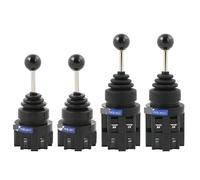 HUJWLBWF 1PC 30mm 2 Directions Momentary Monolever Joystick Switch Black HKB-201