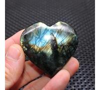 HUJWLBWF 1pc Heart Shape Rose Quartz Crystal Stone Crafts Home Decor Gifts Labradorite Crystals (Color : 30x30mm, Size 10pcs)
