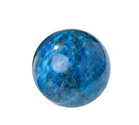 HUJWLBWF Blue Phosphorescent Gray Stone Ball Crystal for Magic Home Decor,40~45mm