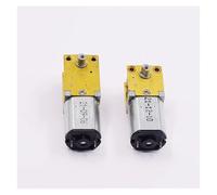 HUJWLBWF DC 1.5V 3V 3.7V 5V Slow Speed Turbine Worm N20 Full Metal Gearbox Gear Reduction Electronic Starter Dual Axis B