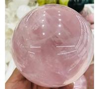 HUJWLBWF Stone Rose Quartz Magic Crystal Ball Sphere Decoration Gift(1000-1100g)