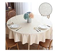 HUJZJY Nappe Ronde Diameter 320cm, Imperméable, Résistant à l'Huile/Sans Lavage, Pour Salle à Manger/Extérieur Usage