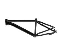 HuKaiL Cadre de VTT 26 Pouces en Alliage d'Aluminium - Jusqu'à 120 kg, Avec Lumière, Pignon Fixe et Câblage Interne - Accessoires Inclus, Noir