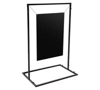 HuKaiL Panneau de bienvenue de mariage, support d'arc en métal amovible, avec chaînes de suspension, décoration de mariage, marque-places pour mariages, check-in, fêtes, 75 x 50 x 110 cm