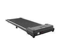 HuKaiL Tapis de course pliable pour la maison, 6 km/h, tapis de marche, jusqu'à 100 kg, avec affichage HD et télécommande, 250 V, 750 W, 1 HP Walking Pad pliable, avec roues et support, gris, 121,5 x