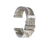 HUKILU yaoqijie Bracelet de montre unisexe classique accessoires de bande de cuir suédé camouflage rétro 18 20 22mm lasting(20mm)