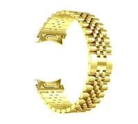 HUKILU yaoqijie Bracelet en acier for montre 6 Classic 43 47 mm Bracelet en métal à ajustement rapide for montre 6/5/4 40 mm 44 mm 5Pro 45 mm lasting(Gold,Watch 6 40mm 44mm)
