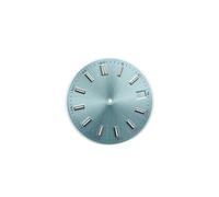 HUKILU yaoqijie Cadran de Montre 28,5 mm for Mouvement NH35 BGW9 Cadran de Montre mécanique Lumineux Bleu Vert Lasting(Sky Blue)