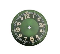 HUKILU yaoqijie Cadran de Montre 30 mm Vert Lumineux Coloré Cadrans de Montre for Mouvements NH35/ETA2836/8215/2813 Cadrans Mécaniques Lasting(Green)