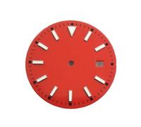 HUKILU yaoqijie Cadran de Montre 33,5 mm Cadran Lumineux Bleu Vert adapté au Mouvement NH35 Lasting(7 UK)