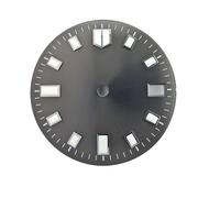 HUKILU yaoqijie Cadran de Montre à écailles de Poisson 28,55 mm c3 Super Vert Lumineux for Assemblage de Mouvement Automatique NH35 pièces de Montre à Calendrier Unique Bleu Noir Lasting(WZ-N-103)