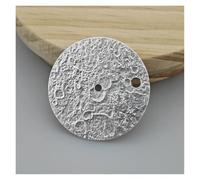 HUKILU yaoqijie Cadran de Montre de 28,5 mm, Surface texturée Lunaire avec Date Unique, Cadrans de Montre spatiaux, Accessoires de Remplacement for Mouvement NH35 NH36 Lasting(Silvery White)