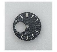 HUKILU yaoqijie Cadran de Montre mécanique Lumineux Vert NH34 de 28,5 mm, Accessoires de Montre, Cadrans de Remplacement for mouvements NH38 Lasting(Schwarz)