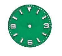 HUKILU yaoqijie Cadran de Montre numérique 369 3c Super Green Glow in The Dark 28,55 mm for pièces de Montage de Cadran de Montre à Mouvement Automatique NH35 NH36 Lasting(WZ-N-84)