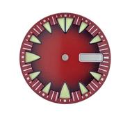 HUKILU yaoqijie Cadran de Montre Vert C3 Phosphorescent de 29 mm for boîtier mécanique Automatique NH35 NH36 Accessoires de Montre Logo personnalisé Lasting(WZ-N-5)