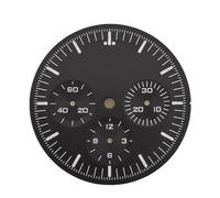 HUKILU yaoqijie Cadran VK63 Cadran VK63 Panda Logo personnalisé Chronographe Électronique Multifonction Cadran Lumineux Aiguilles VK63 Adaptées au Mouvement VK63 Lasting(Dial-2)