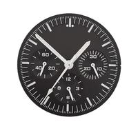 HUKILU yaoqijie Cadran VK63 Cadran VK63 Panda Logo personnalisé Chronographe Électronique Multifonction Cadran Lumineux Aiguilles VK63 Adaptées au Mouvement VK63 Lasting(Combination-3)