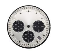 HUKILU yaoqijie Cadran VK63 Cadran VK63 Panda Logo personnalisé Chronographe Électronique Multifonction Cadran Lumineux Aiguilles VK63 Adaptées au Mouvement VK63 Lasting(Dial-5)