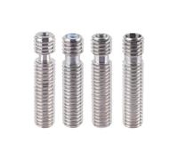 HUKILU yaoqijie Tête d'impression 3D V6 J-Head, Filament 1,75/3 mm, Filetage M6, Gorge métallique, Rupture de Chaleur, pièces Lasting(3mm All Metal)