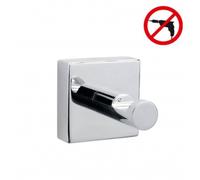 Hukk Crochet porte-serviette, métal chromé, pose facile sans perçage (40250-00000-00)