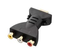 Hukneqn Adaptateur HDMI vers RCA 1080P HDMI vers RGB mâle pour 3RCA vers 3 RCA CVBS AV Composite Video Audio Adaptateur / Splitter Compatible TV HD TV ancienne caméra