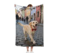 HUKQWXP Plaid Couverture Personnalisée Photo Et Texte Anniversaire Cadeau De Vacances pour Papa, Maman, Enfants, Animaux De Compagnie, Amis Ou Amoureux, Noël,76x102 cm