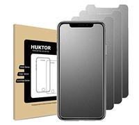 HUKTOR 3 pièces Mat Verre Trempé pour iPhone XS Max / 11pro Max Protection Écran Antireflets & Anti-Empreintes digitales 9H Résistant aux Rayures Protecteur Vitre pour 11 Pro Max/XS Max,6.5”