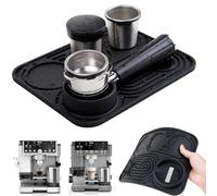 HUKTOR Tapis en silicone pour machines à café Tapis supérieur + tapis multifonction Accessoires pour Ninja Luxe ES601EU/ES701EU, Antidérapant, résistant à la chaleur (Tampon polyvalent)