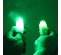 HULA Doigt Magique LED, 5 Paires de Doigts Magiques Allument des Embouts de Pouce LED Lampe de Doigt Pouces Lumière (Vert)