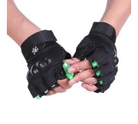 HULA Gants de Lampe de Poche LED, Gants Squelettes Lumineux à Main (Vert)