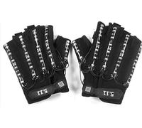 HULA Gants Lumineux de Squelette à LED pour Fête - Gants à Main Lumineux avec Feux de Doigt (Blanc)